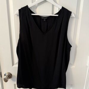 Banana Republic Black V-Neck Tank Top